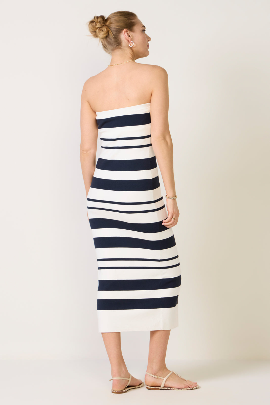 Maxime Knit Strapless Midi Dress