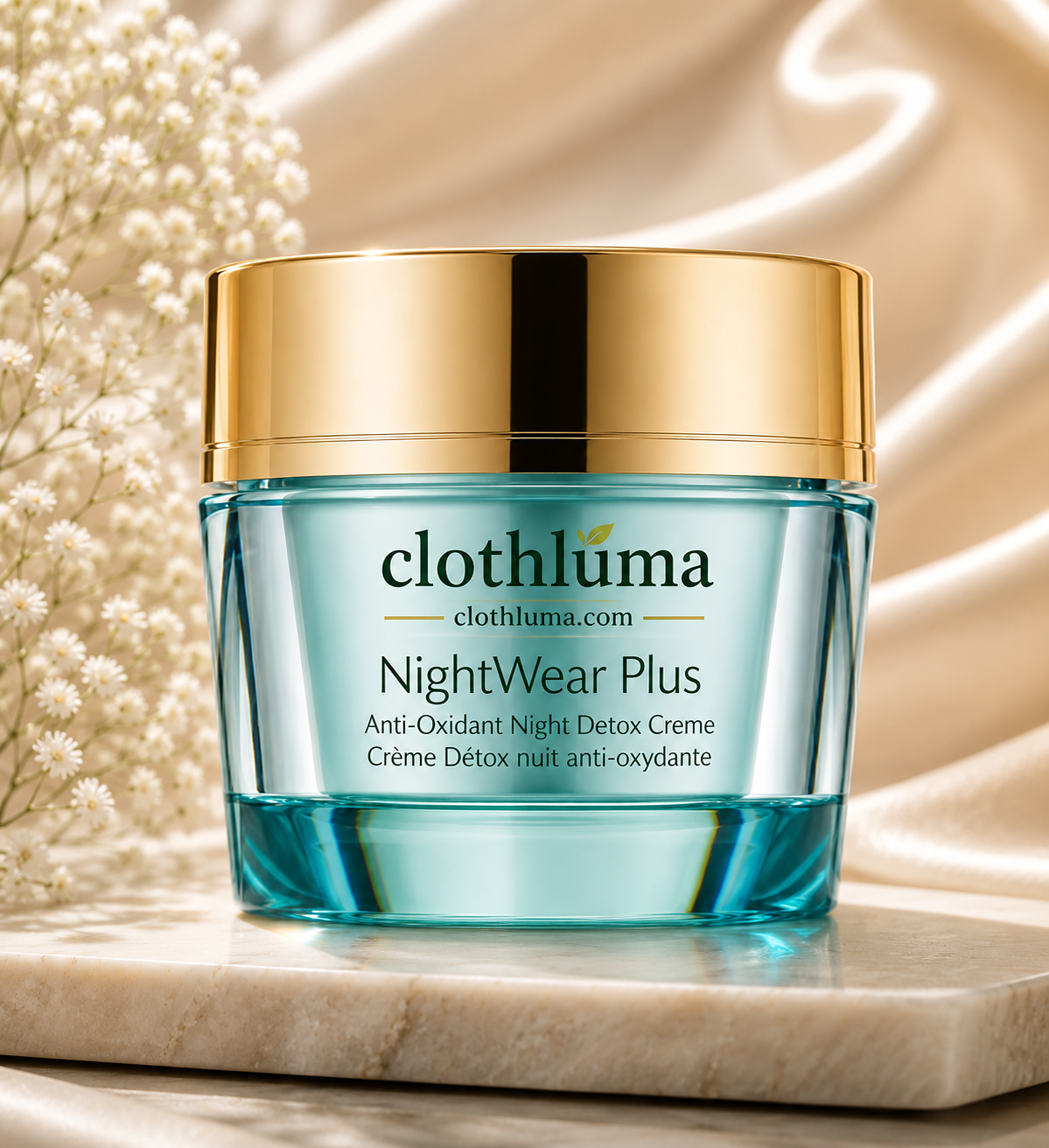 NightWear Plus Anti-Oxidant Night Detox Cream  Hydrating Overnight Face Moisturizer